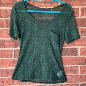 NWOT Green lace Urban Outfitters top